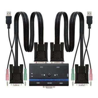 Chaveador Kvm Nanocable 10.12.0001 | Preto - 1