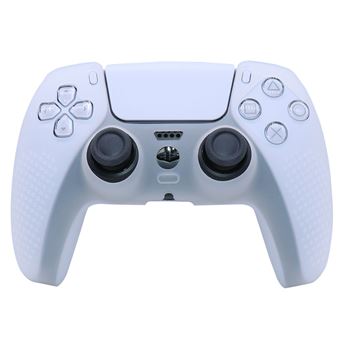 Capa Protetora Silicone Antideslizante HSMY para Comando PS5 - Transparente - 1