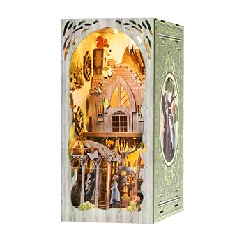 Book Nook DAM | madeira | 3D realista - 1