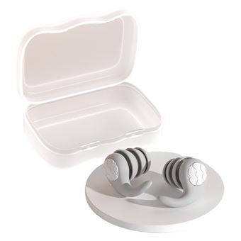 Tampões de Silicone para os Ouvidos BAYKAR | Crianças | Antirruído | Impermeáveis | QT13 | Cinza - 1