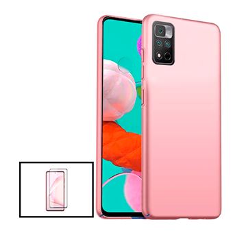 Kit G4M Película de Vidro Temperado GorilasGlass + Capa Rígida e Fina para Xiaomi Redmi Note 11 Pro+ Rosa - 1