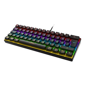 Teclado Gaming com Fios Deltaco Gaming GAM-075-DE | Idioma: Alemão | Preto - 1