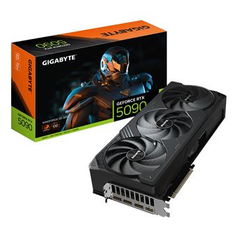 Placa de Vídeo GIGABYTE GeForce RTX 5090 WINDFORCE OC 32G | Preto - 1