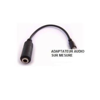 Cabo Adaptador Jack Audio PARA Samsung Galaxy A7 A700 Ozzzo de 3,5 mm - 1