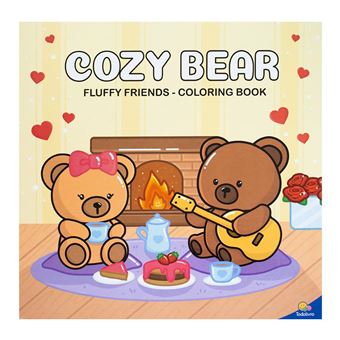 Fluffy Friends - Coloring Book: Cozy Bear - 1