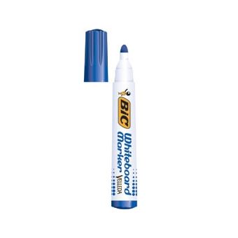 BIC Velleda Whiteboard Marker 1751 marcador Blue Chisel tip 12 pc(s) Azul e Branco - 1