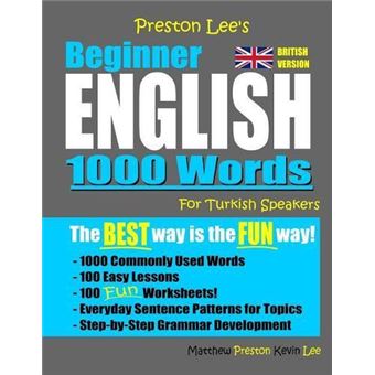 Preston Lees Beginner English 1000 Words For Turkish Speakers British Version - 1