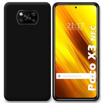 Capa Tumundosmartphone de TPU em Gel de Silicone Preto para Xiaomi POCO X3 NFC / X3 PRO - 1