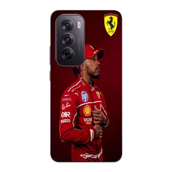 Capa Maniacase para Oppo Reno 12 pro 5G | Lewis Hamilton Official Ferrari Wallpaper - 1