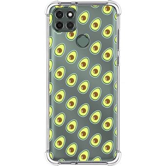 Capa Tumundosmartphone de silicone anti-choque para Motorola Moto G9 Power design Desenhos de Abacate - 1