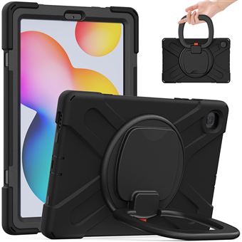 Capa Magunivers e TPU com suporte giratório de 360° preto para Samsung Galaxy Tab S6 Lite 10.4 P610/P615 2020 - 1