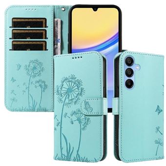 Capa Protetora ZURSANA para Samsung Galaxy A15 | Pele PU | Fecho Magnético | Resistente a Impactos | Compartimento para Cartões e Suporte | Verde - 1