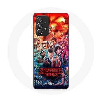 Capa Maniacase para Samsung Galaxy A52 Stranger Things Teaser Temporada 4 Anexar Personagens Arte - 1