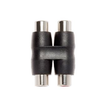 Techlink NX2 2 x RCA/Phono Socket to 2 x RCA/Phono Socket Adaptor 2 x RCA/ Preto - 1