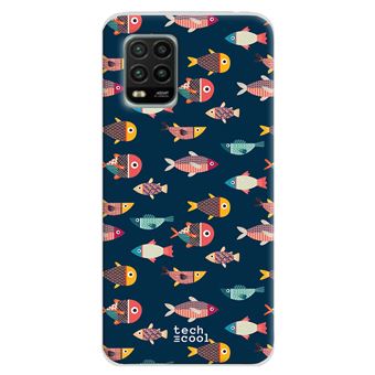 Capa Techcool Xiaomi Mi 10 Lite 5G | Design padrão de peixinho fundo azul -  Bolsa Telemóvel - Compra na Fnac.pt