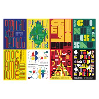 Kit 8 Postais TEMPUS.ART | Mundo Lusófono - Brasil, Timor, Portugal, Angola, Moçambique, Cabo Verde, São Tomé, Guiné Bissau - 1