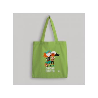 Bolsa De Tela 'Chicas Pirata' - Color Verde - 1