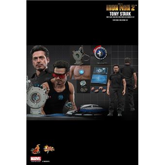 Figura Hot Toys MMS273 - Marvel Comics - Iron Man 2 - Tony Stark With Reactor Creation Accessories - 1