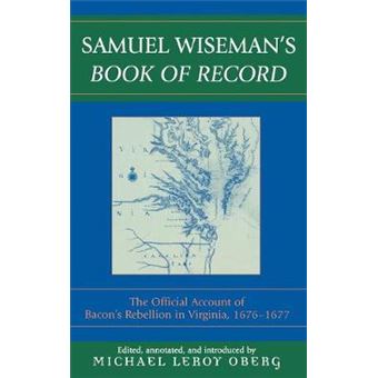 Samuel Wiseman'S Book Of Record - 1