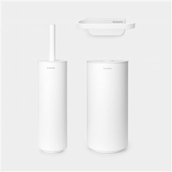 Escova e Suporte de Wc Brabantia MindSet | Branco - 1