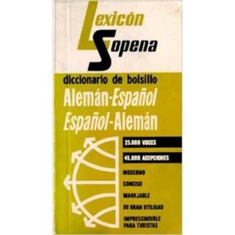 Lexicón Sopena Alemán Español Y Español Alemán - 1