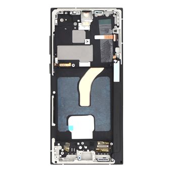 Ecrã + Estrutura Clappio para Samsung Galaxy S22 Ultra Grafite e vidro tátil - Ecrã OLED - 1