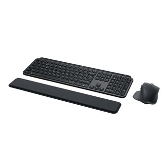 Teclado Wireless + Rato Logitech 920-011608 | Idioma: Suíço | Grafite - 1
