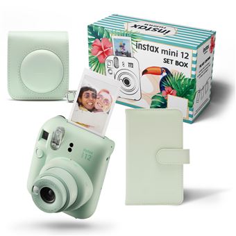 Câmara de Impressão Instantânea Fujifilm Instax Mini 12 Set Box | Verde - 1