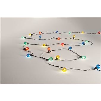 Cadeia de luzes Intec PICNIC com luzes LED em várias cores adequadas para uso externo - 1