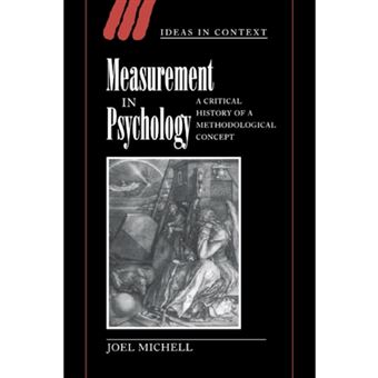 Measurement in Psychology - A Critical History of a Methodological Concept - Hardback - 1999 - 1