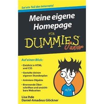 Meine Eigene Homepagefr Dummies Junior Fr Dummies - 1