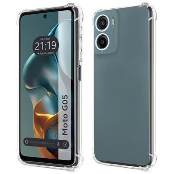 Capa de Silicone Transparente antichoque Tumundosmartphone para Motorola Moto G05 / E15 - 1