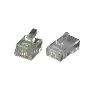 Conector EFB Elektronik RJ45 UTP, E-MO 8/8 SF | Transparente - 1