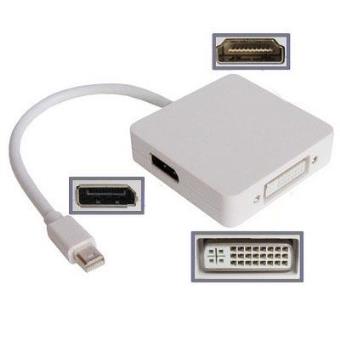 Mini Display Port to DVI, Display Port, HDMI Port Capa Alsatek para Apple - 1