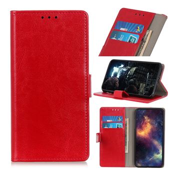 Capa Magunivers | PU + TPU cavalo Maluco com apoio Vermelho para Xiaomi Mi Note 10/Mi CC9 Pro