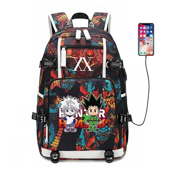 Mochila Escolar DreamWorks | Hunter X Hunter | 30x 15 x 47 cm | Multicolorido 1566 - 1