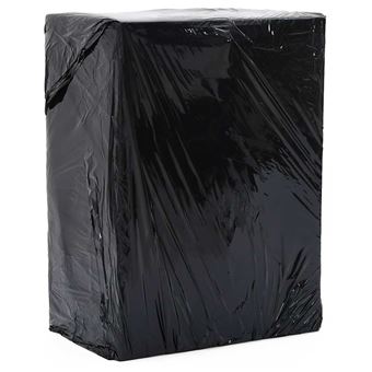 Película extensível vidaXL | 6 Unidades preto 30 ?m 50 cm | x 150 m - 1