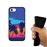 Capa Hapdey para iPhone 7 - 8 Design Palmeiras em Silicone Flexível e TPU Preto_3