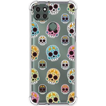 Capa Tumundosmartphone de silicone anti-choque para Motorola Moto G9 Power design Catrina desenhos - 1