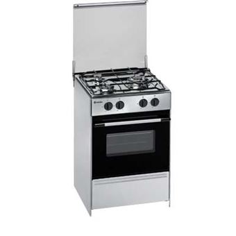 Fogão Meireles G1530DVXNAT | 53 L | 53.5 cm | 3 Zonas | Aço inoxidável - 1