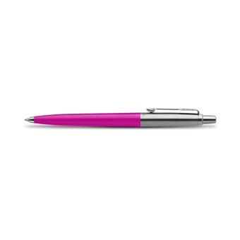 Parker 2075996 esferográfica Azul Clip-on retractable ballpoint pen Médio 1 peça(s) Magenta e Inox