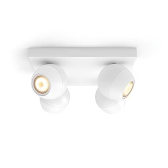 Iluminação inteligente philips luz ambiente branca hue 5047431p6 calha de projetores de branco bluetooth