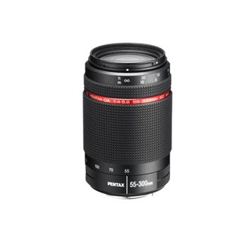 Pentax HD DA 55-300MM F4-5.8 ED WR SLR Super teleobjetiva Preto