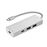 hub de interface Hama Aluminium USB 3.1 (3.1 Gen 2) Type-C 5000Mbit/s Prateado_0