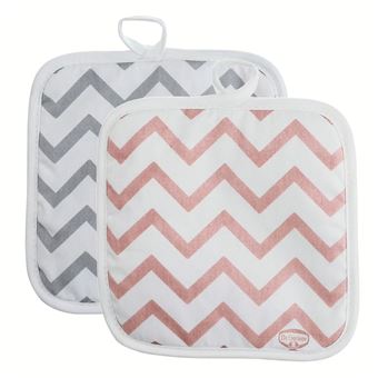 Pega de Panela Dr. Oetker 4634 | Cinzento, Rosa, Branco - 1
