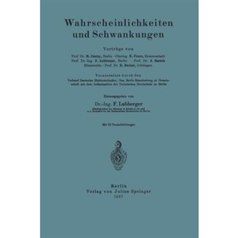 Wahrscheinlichkeiten Und Schwankungen - Paperback / softback - 0 - 1