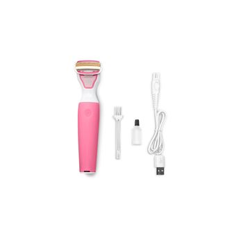 Aparador de Pêlos Femininos Multilaser com Carregamento USB - Rosa - 1