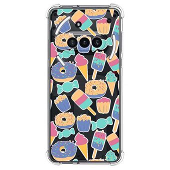 Capa Tumundosmartphone de Silicone à Prova de Choque para Nothing Phone 3A 5G | Sweets 02 Desenhos Design - 1