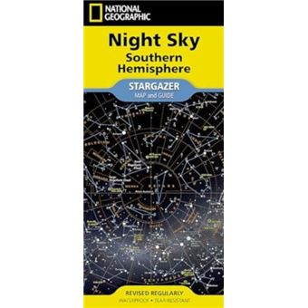 National Geographic Night Sky  Southern Hemisphere Map Stargazer Folded By National Geographic Maps Other Book - 1