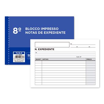 Caderno e Bloco de Notas Liderpapel TL15-P | Azul - 1